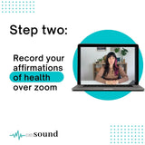 Personalised Water Encoding VibroAcoustic Sound Track - Heal With Your Voice